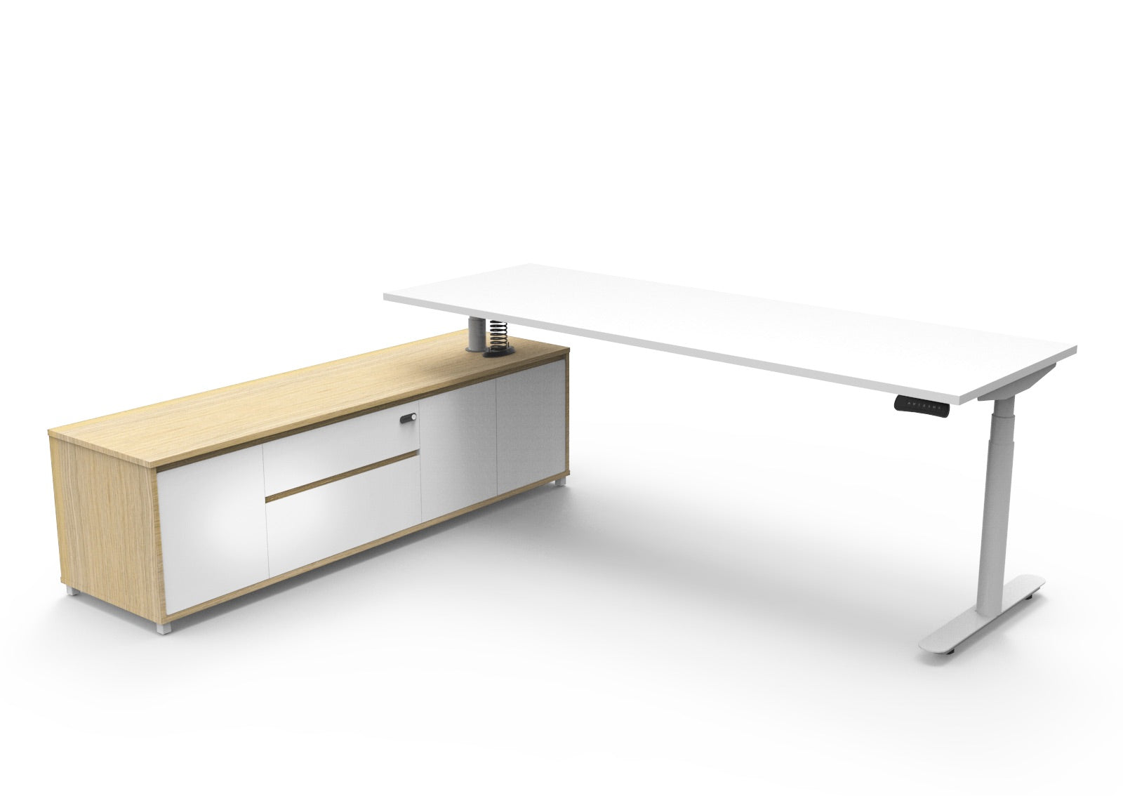 Halo+ Executive Desk & Cabinet view 5