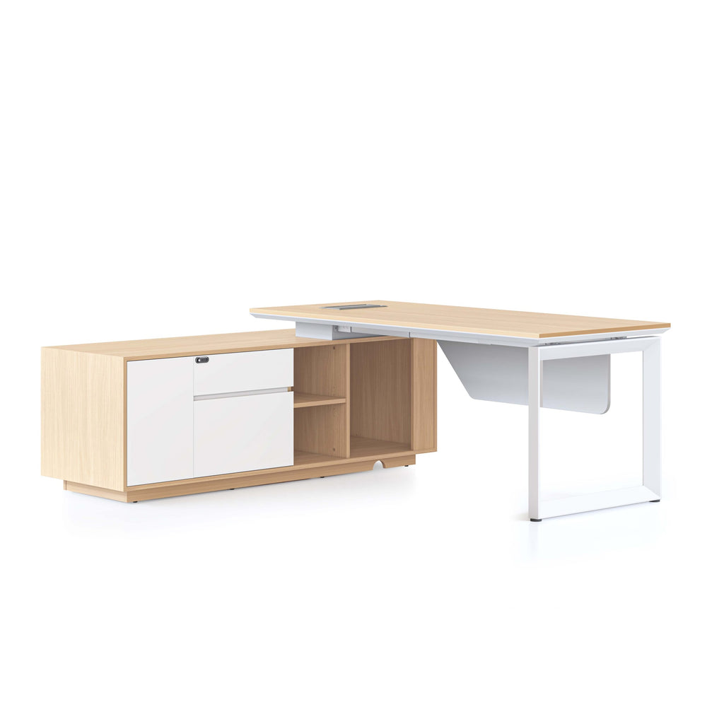 Casa Executive Desk & Cabinet view 4