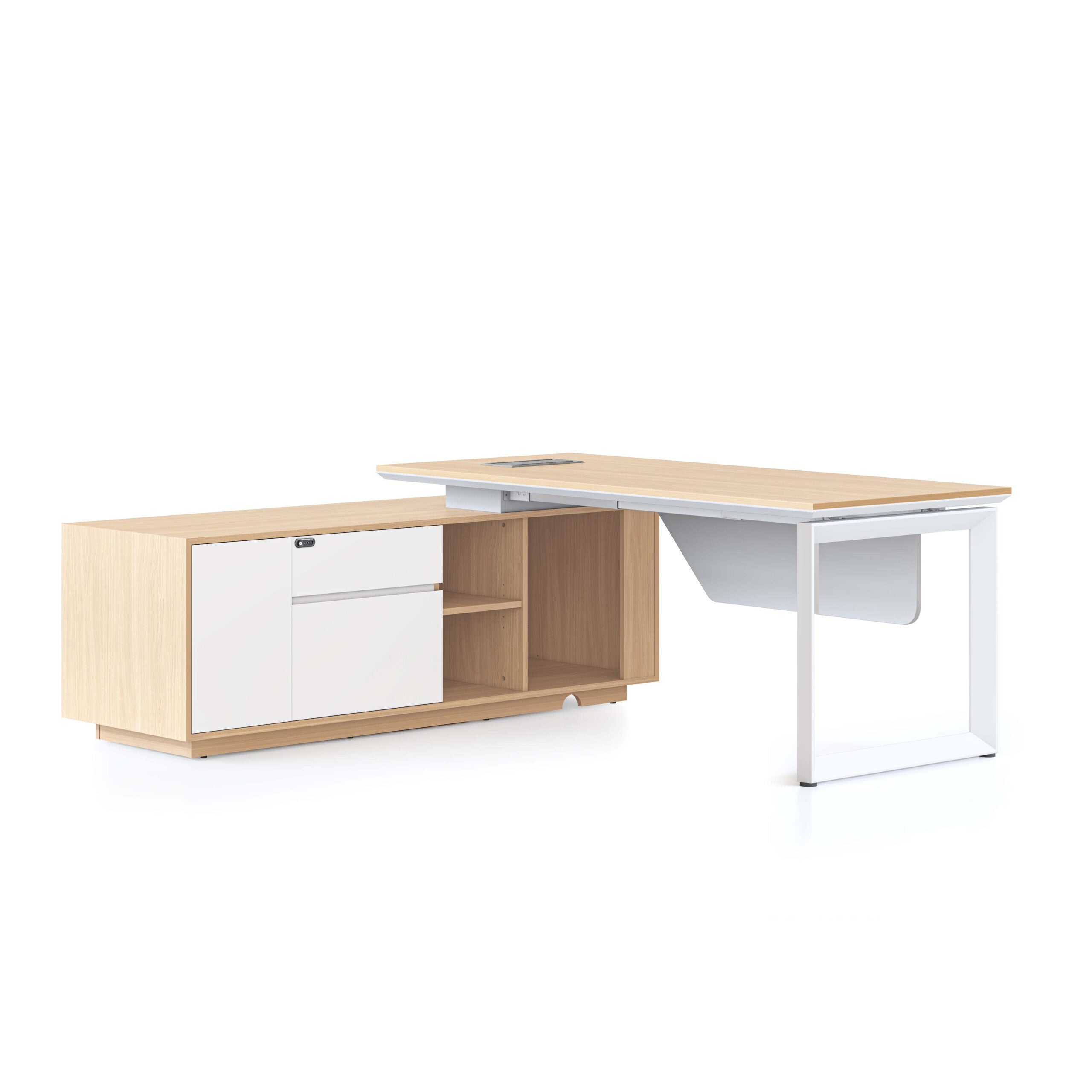 Casa Executive Desk & Cabinet view 4