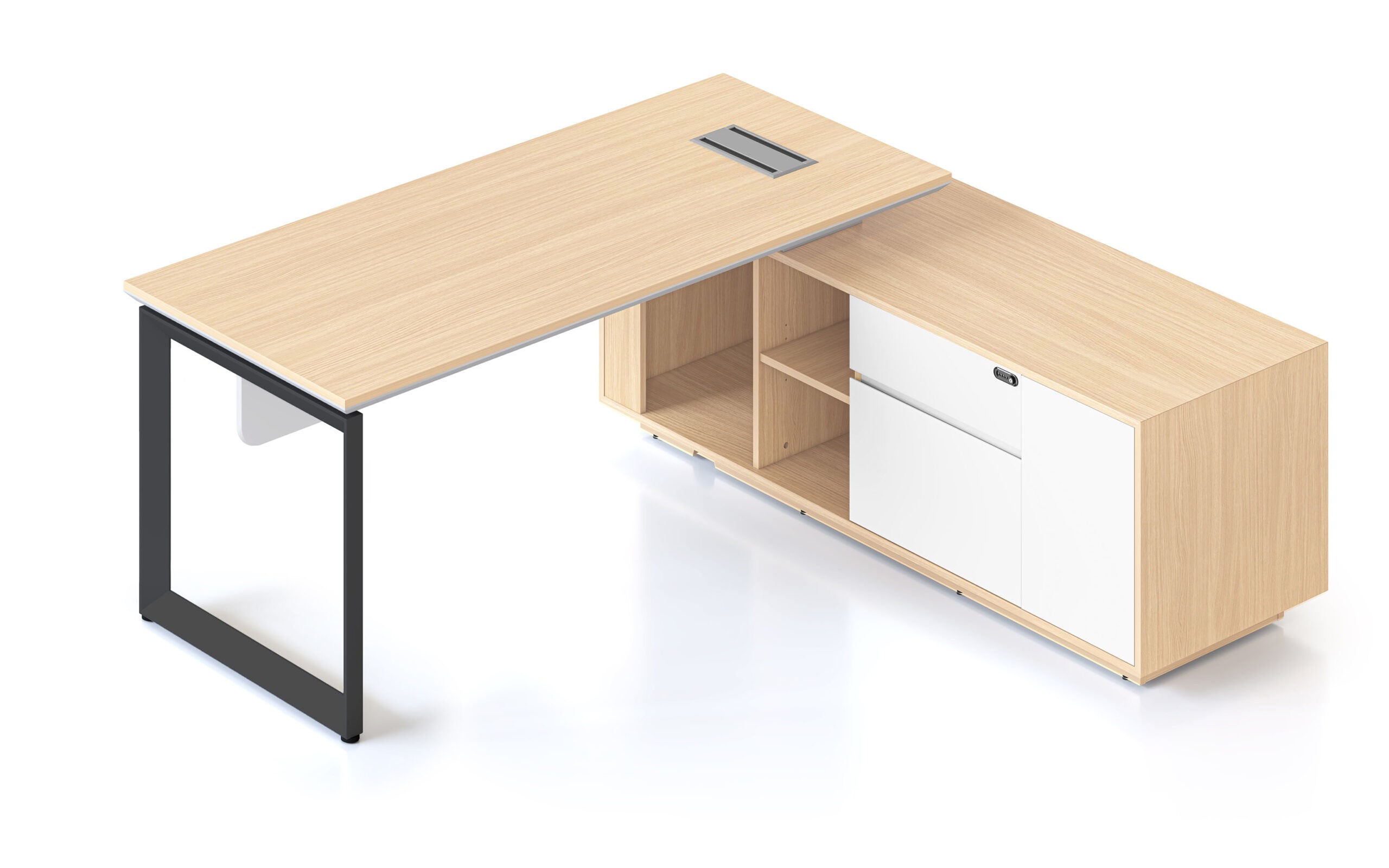 Casa Executive Desk & Cabinet view 5
