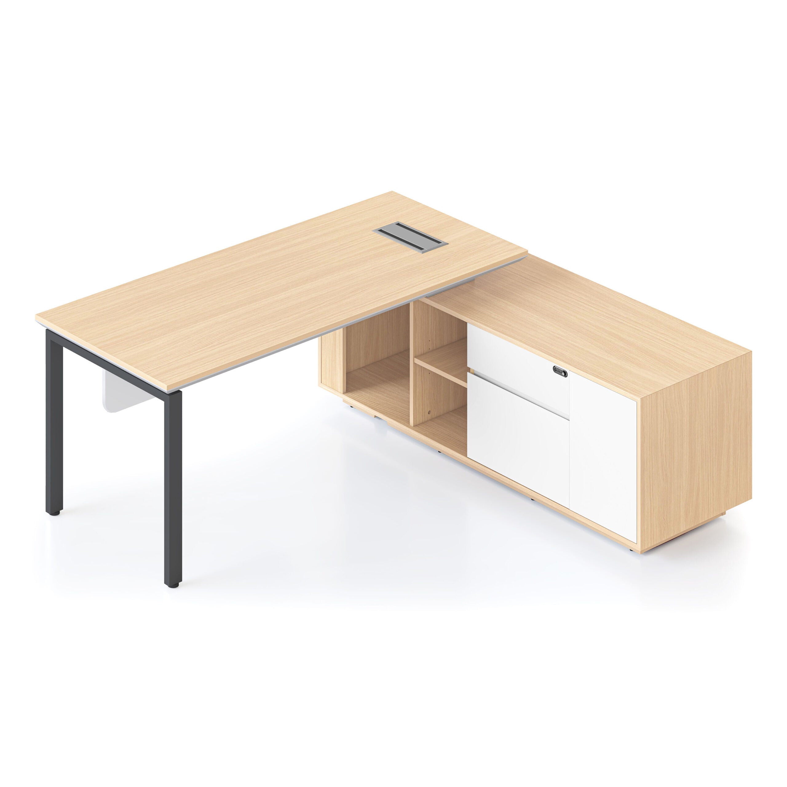Casa Executive Desk & Cabinet view 7